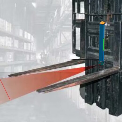 Laser fork positioning light