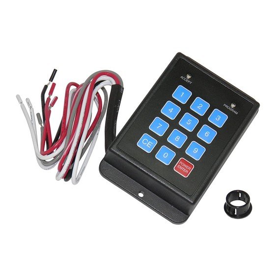 Safety T-Lock keyless code switch fitted to a forklift