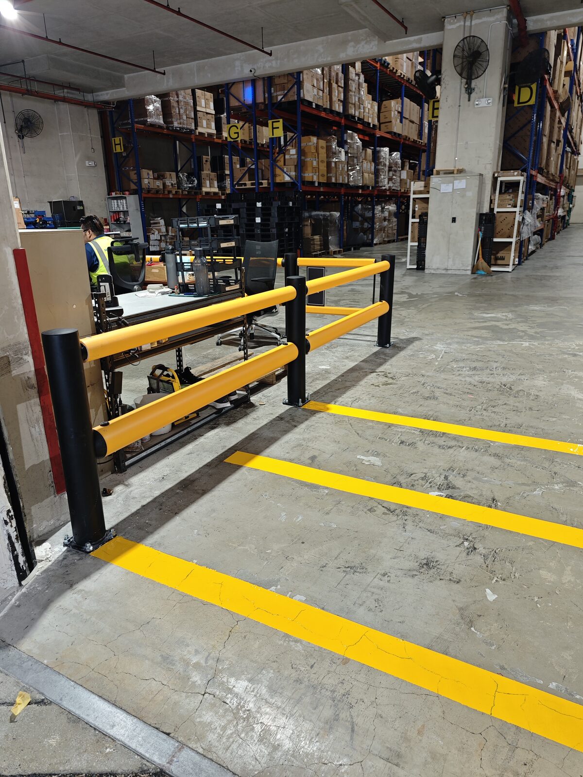 Forklift safety in a Singapore warehouse