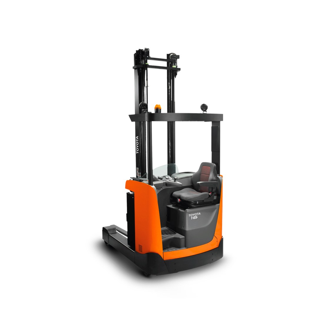 Toyota 8FBRE16S electric sit-on reach truck