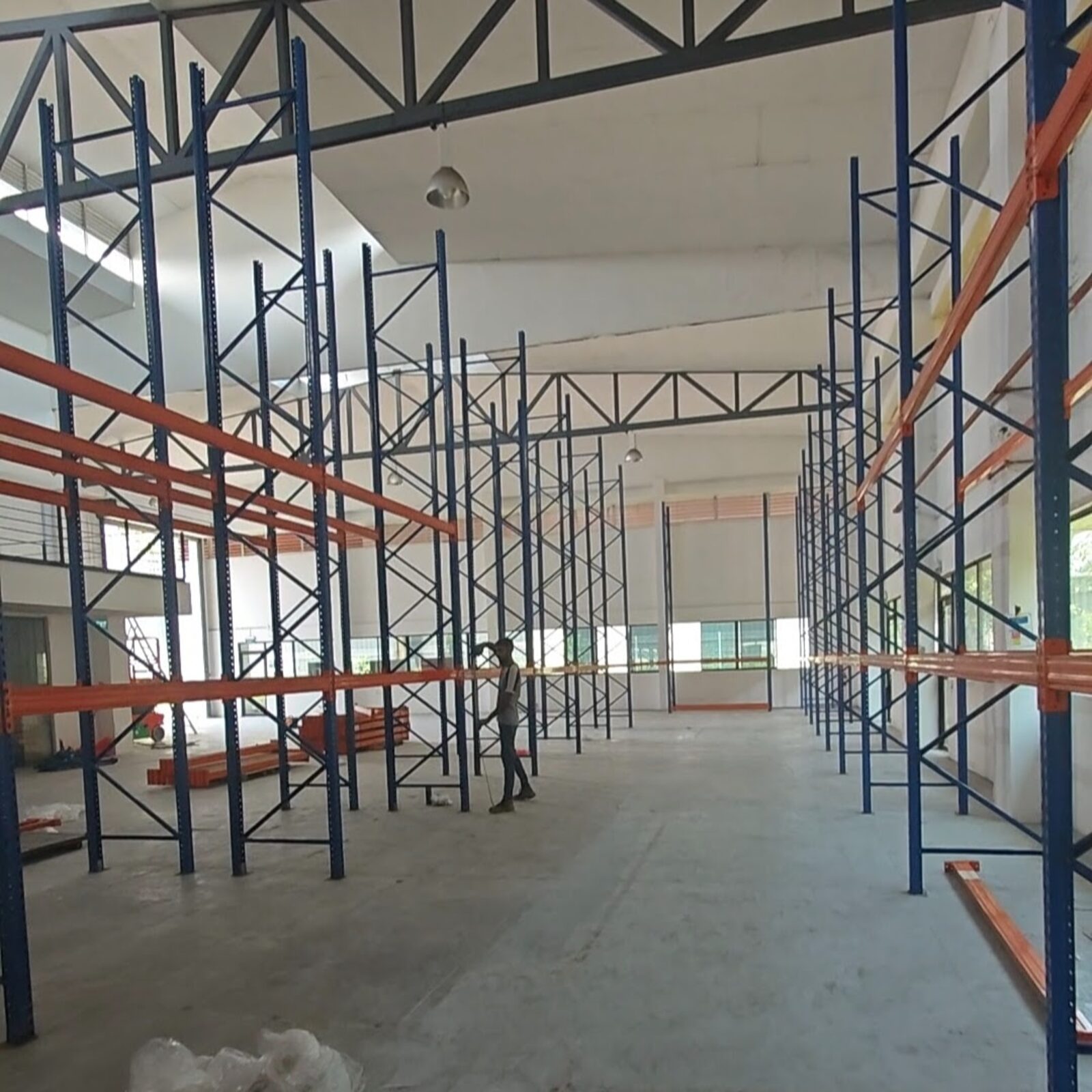 Forklift rental in a Singapore warehouse