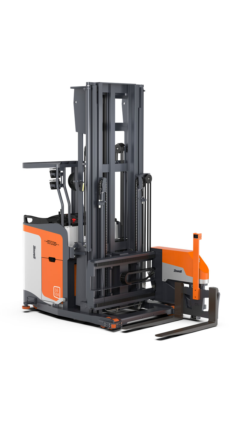Zowell stand-on man down VNA forklift